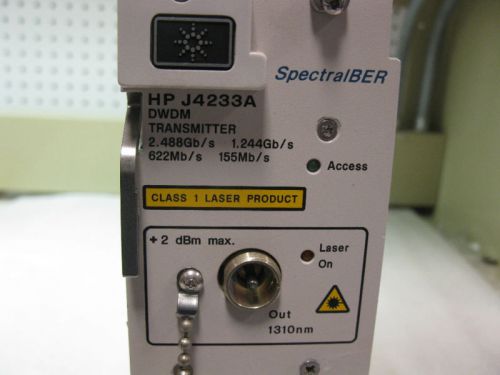AGILENT SPECTRALBER HP J4233A DWDM TRANSMITTER OPT STD