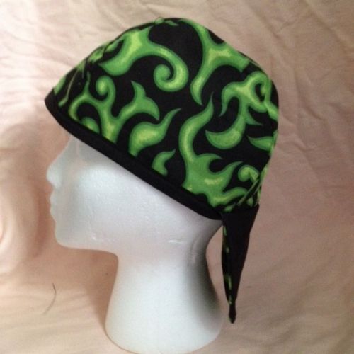 Reversible  welding cap! ,green flames,pipe fitter !!! for sale
