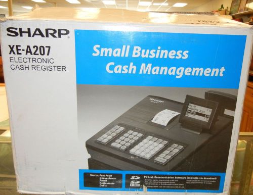 Sharp XE A 207 Thermal Cash Register New in box