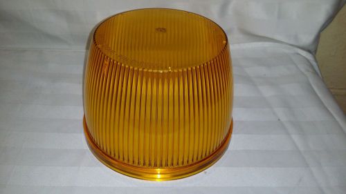 WHELEN STROBE BEACON LIGHT REPLACEMENT DOME AMBER SS360 PT# 68-2180347-10