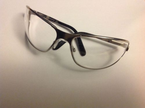 Harley-Davidson - Safety Glasses - Silver Matte Frame and Clear Tint - HD501