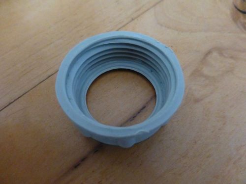 75 pvc plastic conduit bushings lot of 75  1/2 inch 1/2&#034; mostly gray &amp; blue for sale