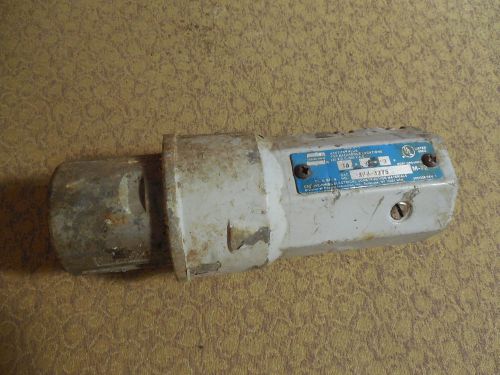 Crouse Hinds Plug for Hazardous Location APJ3375 Model M72 30 amp 3w 3p