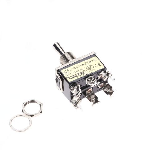 2pcs heavy duty dpdt on/off/on toggle switch automatic reset for sale