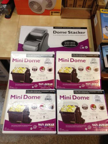 Brand New - San Jamar The Dome Stacker Conversion Kit with 4 Mini Domes included