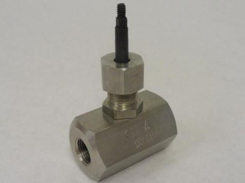 89996 old-stock, conbraco 93471 valve, 316 ss, ndl, 3/8&#034; npt, 10000 psi for sale