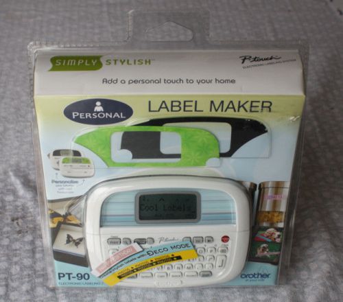 New Brother Personal label Maker PT-90 Electronic Labling System