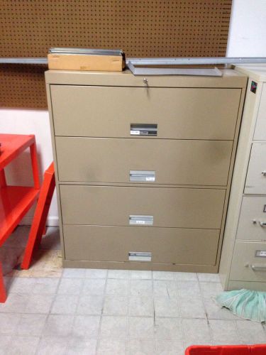 Four-Drawer Lateral Long Metal File Cabinet