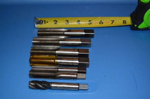 Set of 7 Mixed 7/8-14 &amp;7/8-9 &amp; 5/8-11  Made in usa