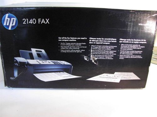 HP 2140 Fax Machine, NEW IN BOX!