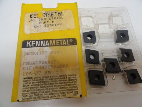 KENNAMETAL CNGA432T K090 CERAMIC INSERT LOT OF 7 PCS