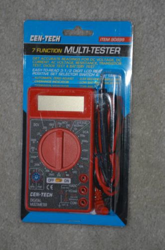 7-function digital multimeter battery transistor tester volt ohm amp meter dvm for sale