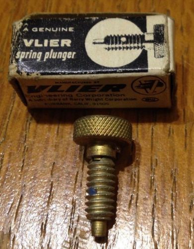 Vlier SL-250 Hand Retractable Spring Plunger Thread 1/4-20, 1 to 4 lb. End Force