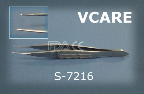 Castroviejo Suture Tying &amp; Corneal Forceps Straight, 0.12 mm FDA &amp; CE
