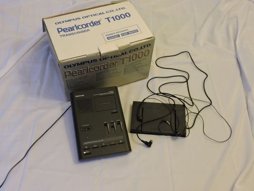 Olympus Pearlcorder T1000 Headset+Footswitch