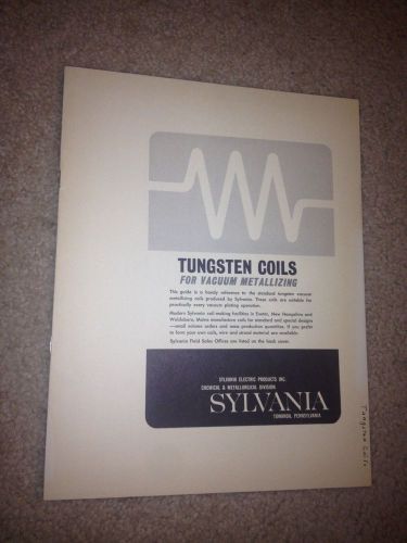 VINTAGE TUNGSTEN COILS FOR VACUUM MATALLIZING SYLVANIA