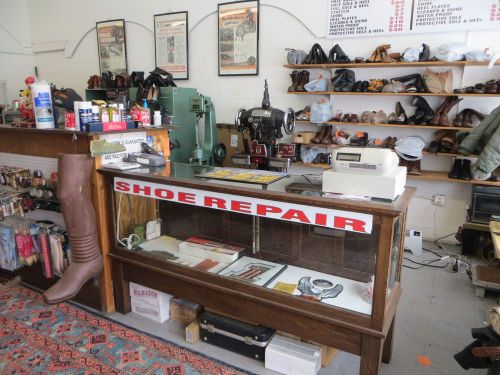 shoe repair machine and shop