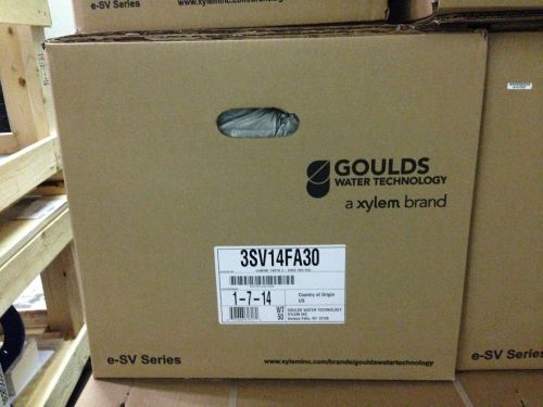 Goulds 3sv14fa30 14 stg esv ss vertical water pump liquid end grundfos cr3 cr 3 for sale