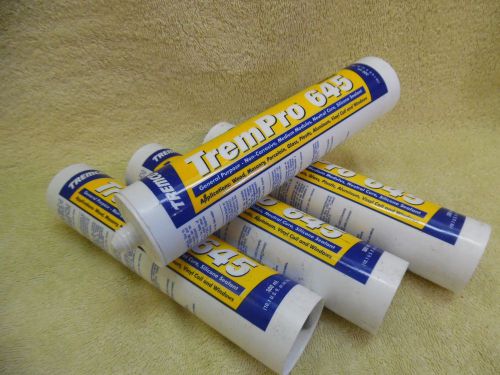 4 Pack Tremco TremPro 645 Silicone Sealant General Purpose - Past Exp Date