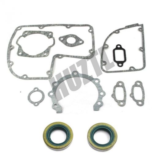 Cylinder muffler crankcase gasket set oil seal fit stihl 070 090 chainsaw new for sale