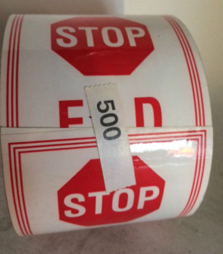 Roll of &#034;Stop FOD&#034; Stickers 500 stickers per roll