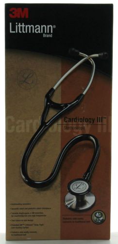 3m littmann cardiology iii black 22 stethoscope for sale