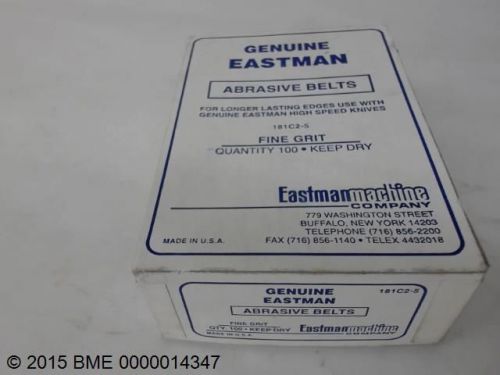 GENUINE EASTMAN  ABRASIVE BELTS - QTY. 100  -   FINE GRIT  # 181C2-5 -  NEW