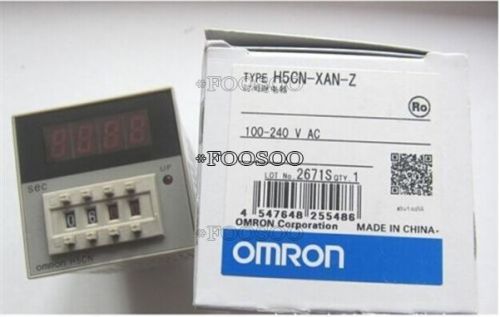 Omron Timer H5CN-XAN-Z 100-240VAC NEW IN BOX