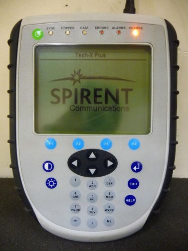 Spirent tech-x plus t4200-5/bs xdsl copper ip adsl2 hand held field tester for sale