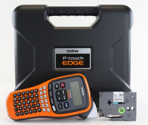 NEW Brother PT-E100 Label Maker P-Touch PTE100 ** Includes: Carrying Case **