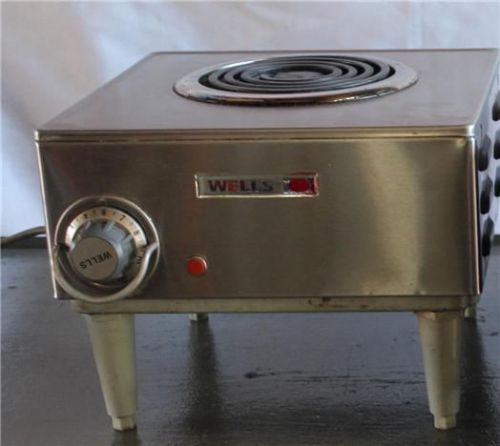WELLS ELECTRIC 1 SPIRAL HOT PLATE MODEL H33