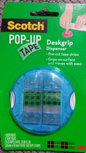 Scotch  Pop-Up Tape Desk grip Dispenser, 1 Dispenser / 2 tape Pads