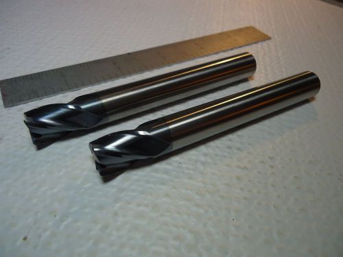 1/2&#034; Solid Carbide  2 pcs. 4 flute,TiCN, single end, YG1 brand