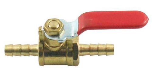 10 inline ball valve shut off  - 1/4&#034; barb brass shut off for sale