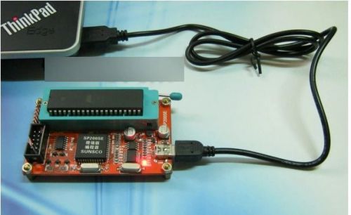 51 SP200SE Microcontroller Programmer USB Burner for AT89C52 24C02 93C46 Support