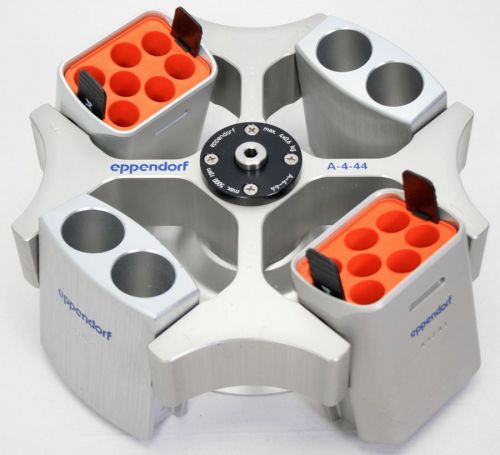 Eppendorf a-4-44 centrifuge rotor w/ swinging buckets for 5810/5810r 5804/5804r for sale