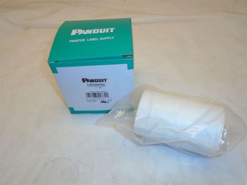 PANDUIT C400X600A51 BLANK WARNING LABELS ROLL IN DATE NEW FREE SHIP IN USA