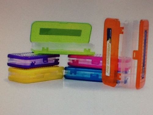 Bazic 8&#034; Bright Color Double Deck Organizer Box 1QTY (colors May Vary)