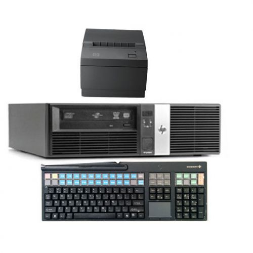 HP RP5800 POS Point of Sale Retail System  G850 2.9GHz 4GB 500GB DVD-RW, Printer