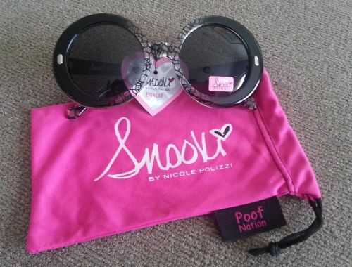 Snooki Polizzi Sunglasses &#034;Eyeful Tower&#034; Poof Nation Microfiber Bag Jersey Shore