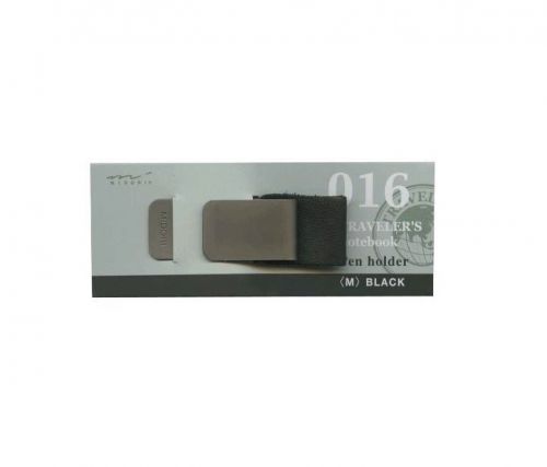 Midori Traveler&#039;s Notebook 016 Pen Holder Black M size [Fast Shipping]