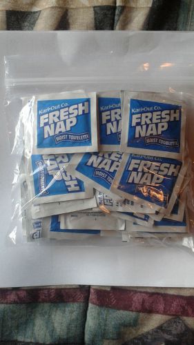 50 Scented Fresh NAP  Hand Face Wipe Moist Napkins Picnic