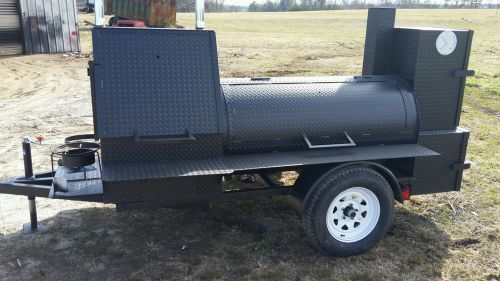 Bbq smoker trailer