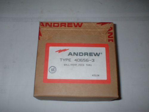 ANDREW 40656-3 WALL ROOF FEED THRU HELIAX  COAX CABLE BOX#5