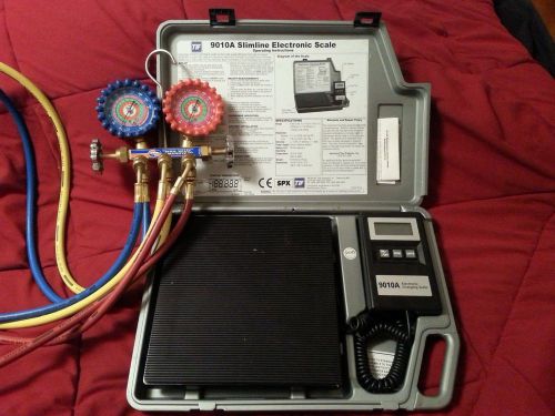 Hvac tif 9010a refrigerant  charging recovery scale new uniweld gauges for sale