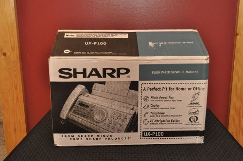 UX-P100 Sharp Office Plain Paper Fax Machine Copier Telephone BRAND NEW IN BOX