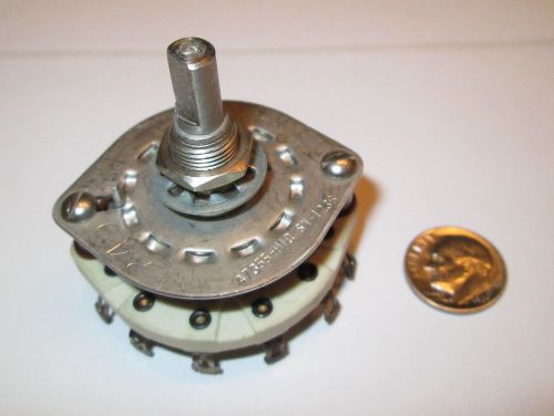 CERAMIC ROTARY SWITCH  1 POLE - 10 POSITION  OAK MFG  NOS  1 PCS.