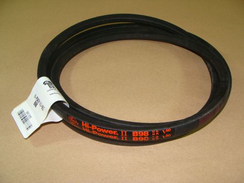 New gates b98 hi-power ii v-belt 101&#034; / 2565 mm o.c. 21/32&#034; wide 90032098 b-98 for sale