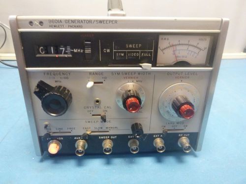 HP 8601A Analog Signal Source Generator Sweeper 0.1-110 MHz *Power Tested Only*