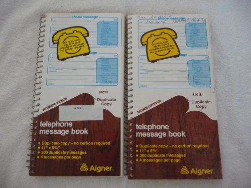 telephone message books